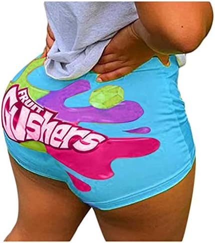 מכנסי אימון לנשים חבילת ספורט אימון נשים בגדי מועדון אותיות מכנסיים קצרים סקסי הדפסת בגדי בית מכנסיים 72 קראט יוגה