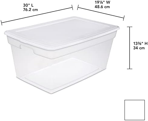 קופסת האחסון של זולוב פלסטיק, סט של ארבע