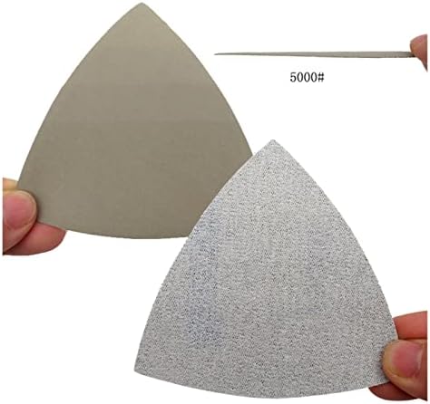 ZSBLXHHJD נייר זכוכית שוחק יבש ורטוב משולש נוהר וו ונייר טבעת סיליקון קרביד 60-10000 רשת ליטוש שוחק