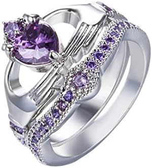 אירוסין טבעות לנשים מתנה לבן אירוסין תכשיטי לחתוך אבן טבעת יוקרה חתונה בעבודת יד טבעות חמוד טרנדי תכשיטים